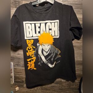 Ripple‎ Junction Bleach Mens Ichigo Kurosaki Black Manga Anime Shirt Large